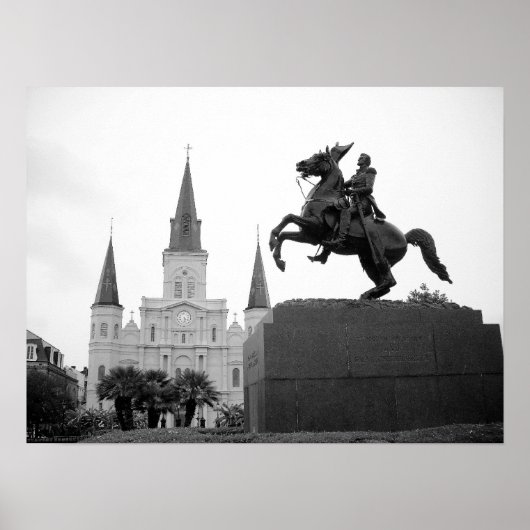 Jackson Square, New Orleans, Louisiana Poster (Voorkant)