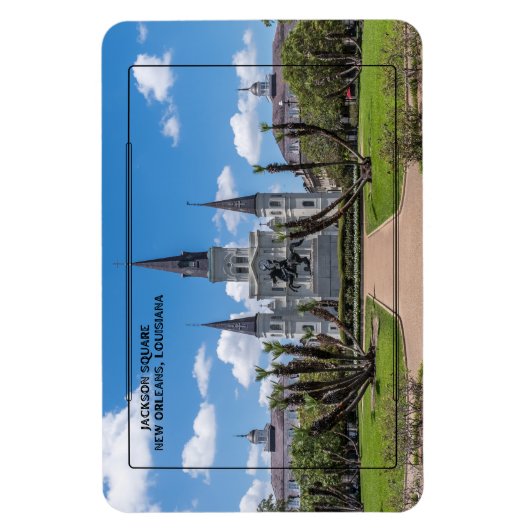 Jackson Square New Orleans Magneet (Verticaal)