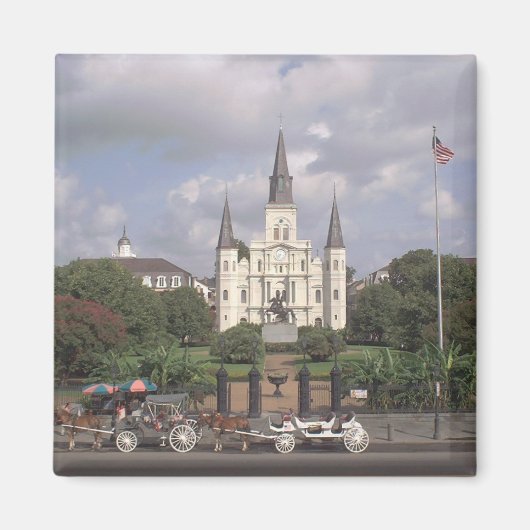 Jackson Square New Orleans Magneet (Voorkant)