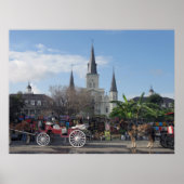 Jackson Square-New Orleans Poster (Voorkant)
