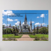 Jackson Square New Orleans Poster (Voorkant)