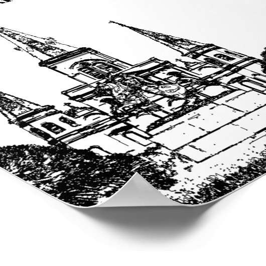 Jackson Square, New Orleans Poster (Hoek)