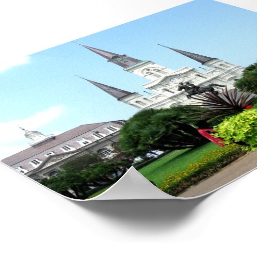 Jackson Square, New Orleans Poster (Hoek)