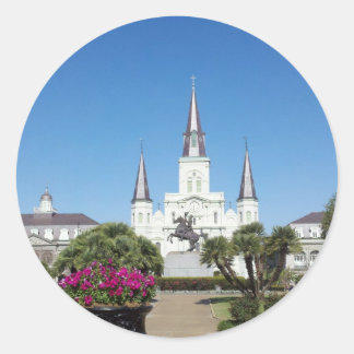 Jackson Square, New Orleans Ronde Sticker