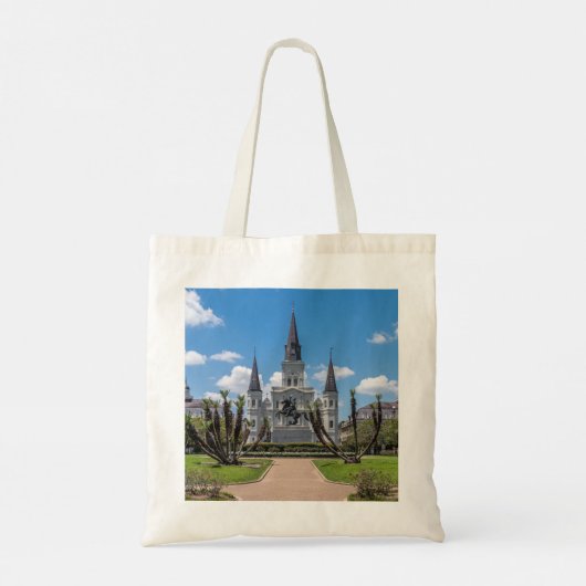 Jackson Square, New Orleans Tote Bag (Achterkant)