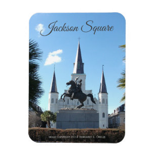 Jackson-standbeeld, St. Louis-kathedraal Jackson S Magneet