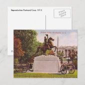 Jackson Statue Briefkaart (Voorkant / Achterkant)