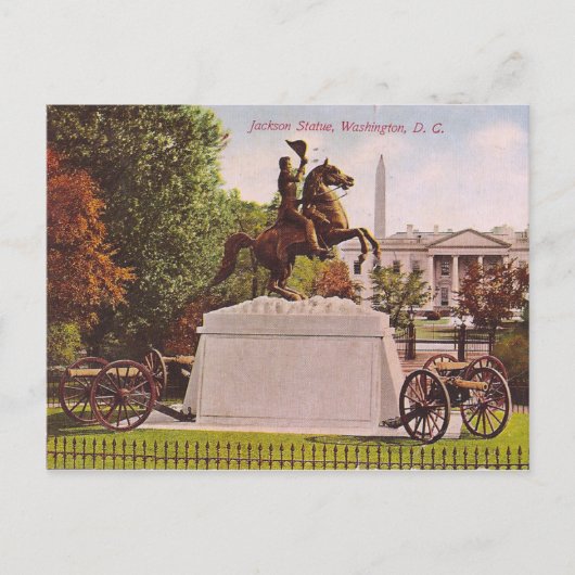 Jackson Statue Briefkaart (Voorkant)