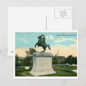 Jackson Statue, Nashville 1918 Briefkaart (Voorkant / Achterkant)