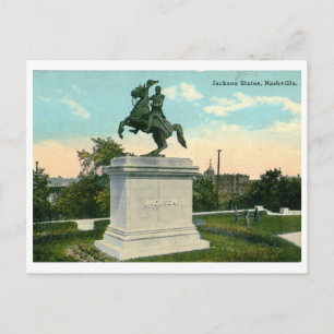 Jackson Statue, Nashville 1918  Briefkaart