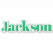 Jackson Sticker (Voorkant)