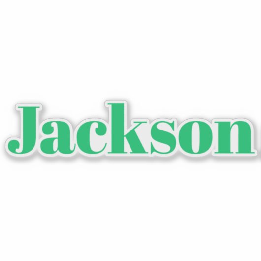 Jackson Sticker (Voorkant)