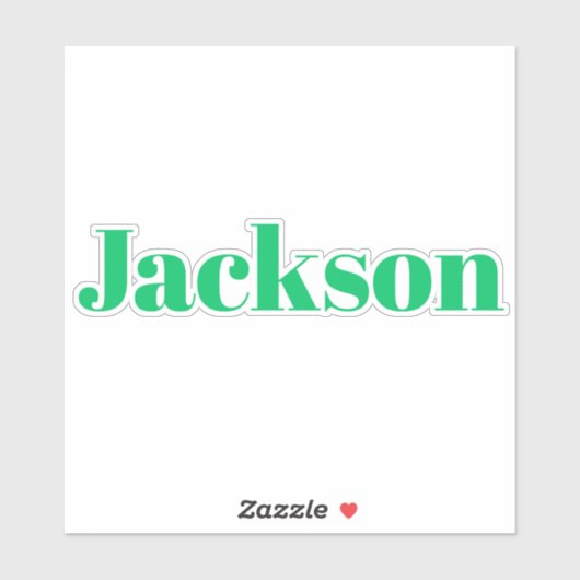 Jackson Sticker (Vel)