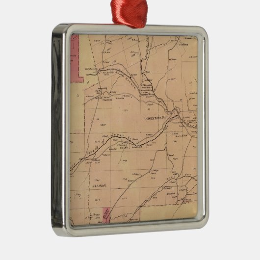 Jackson Township Metalen Ornament (Rechts)