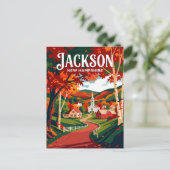 Jackson USA Briefkaart (Staand voorkant)