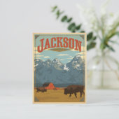 Jackson, WY Briefkaart (Staand voorkant)