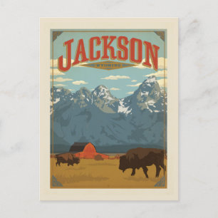 Jackson   Wyoming Briefkaart