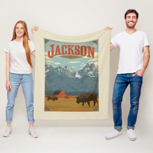Jackson | Wyoming Fleece Deken (In situ)