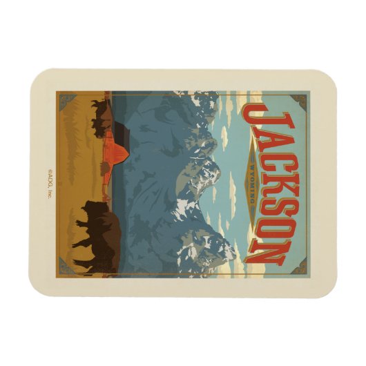 Jackson | Wyoming Magneet (Horizontaal)