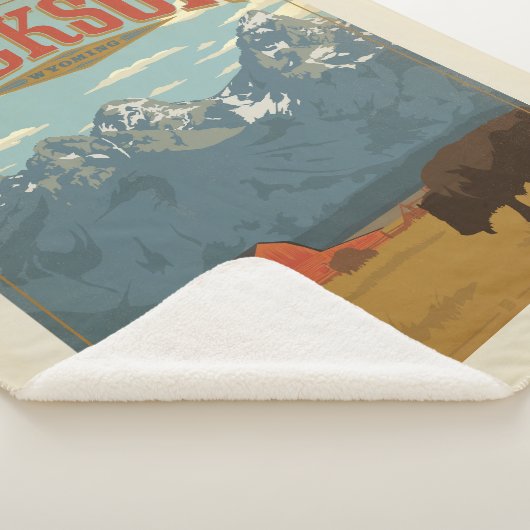 Jackson | Wyoming Sherpa Deken (3/4)