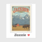 Jackson | Wyoming Sticker (Vel)