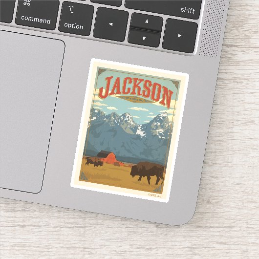 Jackson | Wyoming Sticker (Detail)