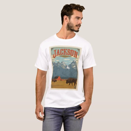 Jackson | Wyoming T-shirt (Voorkant volledig)