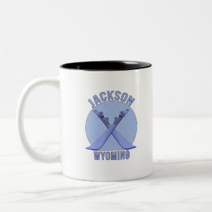 Jackson, Wyoming Tweekleurige Koffiemok