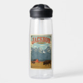 Jackson | Wyoming Waterfles (Voorkant)
