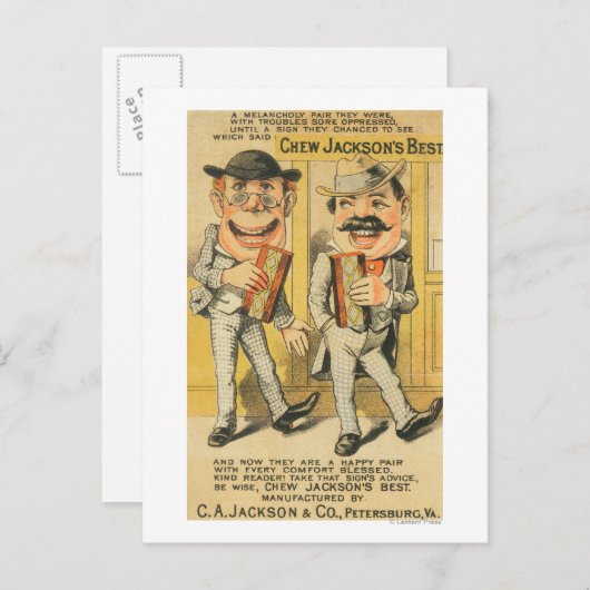 Jackson's beste reclame briefkaart (Voorkant / Achterkant)