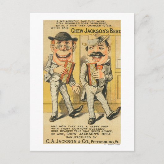 Jackson's beste reclame briefkaart (Voorkant)