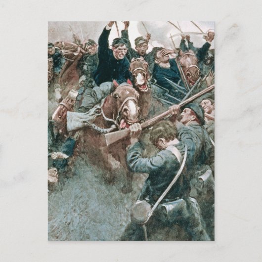 Jackson's brigade staat als een stenen muur briefkaart (Voorkant)