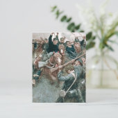 Jackson's brigade staat als een stenen muur briefkaart (Staand voorkant)