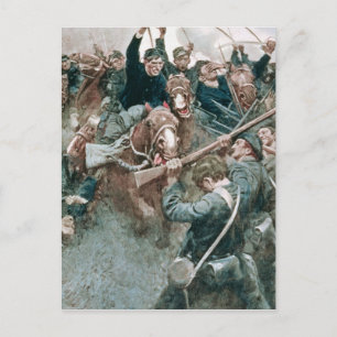 Jackson's brigade staat als een stenen muur briefkaart