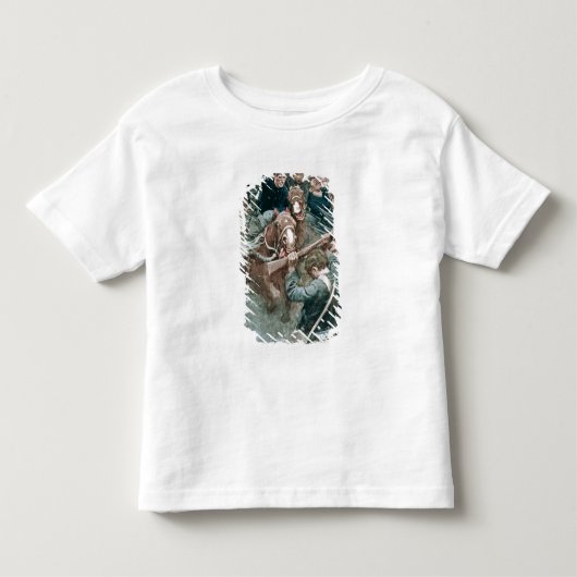 Jackson's brigade staat als een stenen muur kinder shirts (Voorkant)