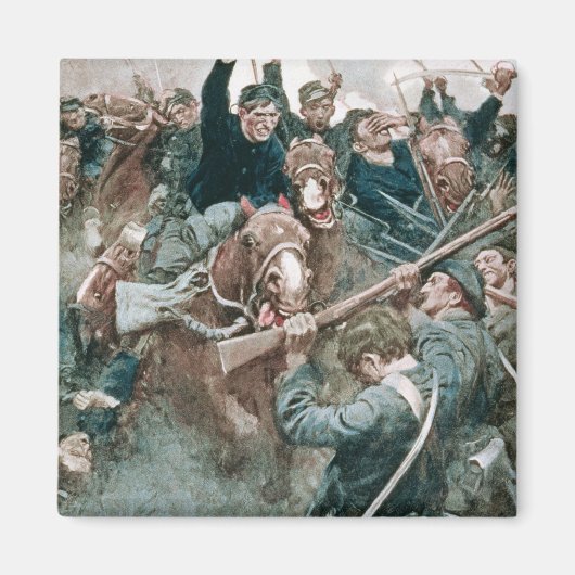 Jackson's brigade staat als een stenen muur magneet (Voorkant)