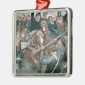 Jackson's brigade staat als een stenen muur metalen ornament (Links)