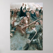 Jackson's brigade staat als een stenen muur poster (Voorkant)