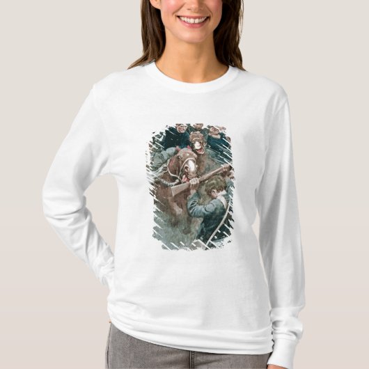 Jackson's brigade staat als een stenen muur t-shirt (Voorkant)