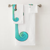 Jackson's chameleon cartoon bad handdoek (Insitu)