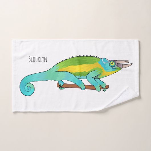 Jackson's chameleon cartoon bad handdoek (Handdoek)