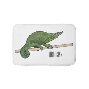 Jackson's chameleon cartoon badmat