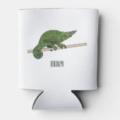 Jackson's chameleon cartoon blikjeskoeler (Voorkant)