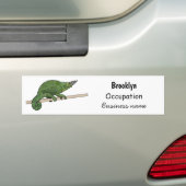 Jackson's chameleon cartoon bumpersticker (Op auto)