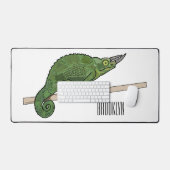 Jackson's chameleon cartoon bureaumat (Keyboard & Muis)