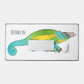 Jackson's chameleon cartoon bureaumat (Keyboard & Muis)