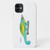 Jackson's chameleon cartoon Case-Mate iPhone case (Achterkant)