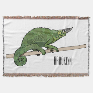 Jackson's chameleon cartoon deken