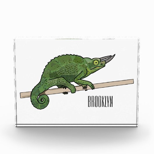 Jackson's chameleon cartoon fotoblokken (Voorkant)