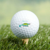 Jackson's chameleon cartoon golfballen (Insitu Shirt)